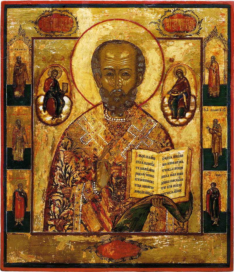 Николай Чудотворец, с избранными святыми